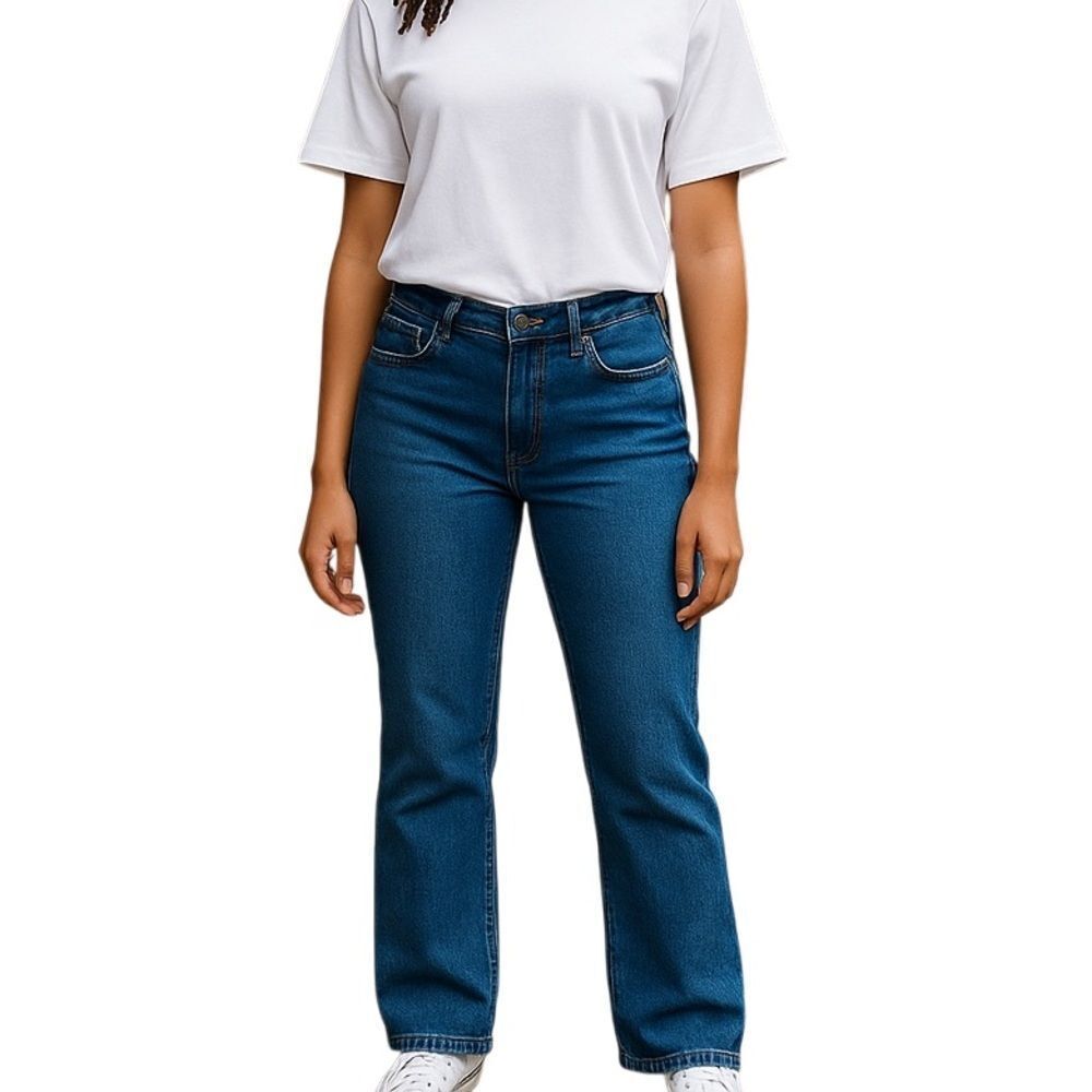 Maurice Sasson KIKIT Women’s Y2K Jeans Mid Rise Boot Size 10